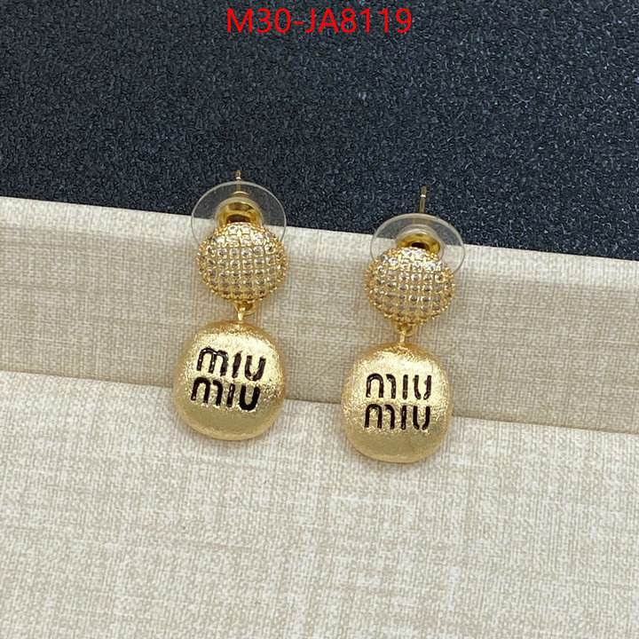 Jewelry-Miu Miu cheap wholesale ID: JA8119 $: 30USD