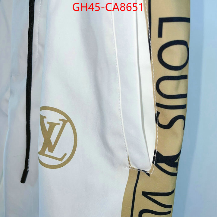 Beach Shorts-LV cheap high quality replica ID: CA8651 $: 45USD