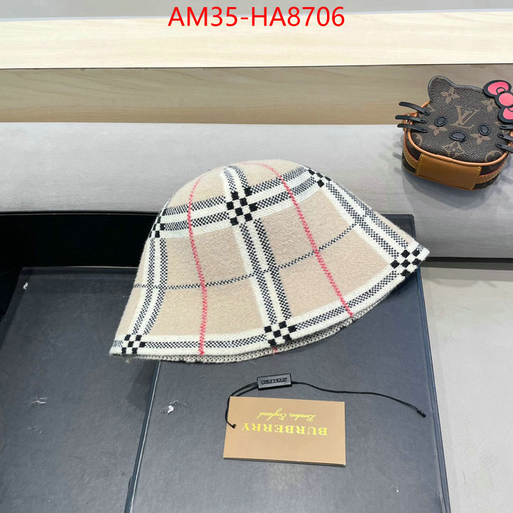 Cap(Hat)-Burberry best site for replica ID: HA8706 $: 35USD