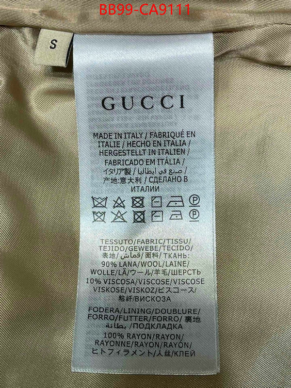 Clothing-Gucci online ID: CA9111 $: 99USD