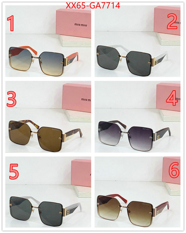 Glasses-Miu Miu wholesale designer shop ID: GA7714 $: 65USD