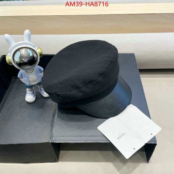 Cap(Hat)-Celine replica 1:1 high quality ID: HA8716 $: 39USD