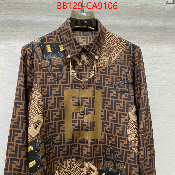 Clothing-Fendi found replica ID: CA9106 $: 129USD