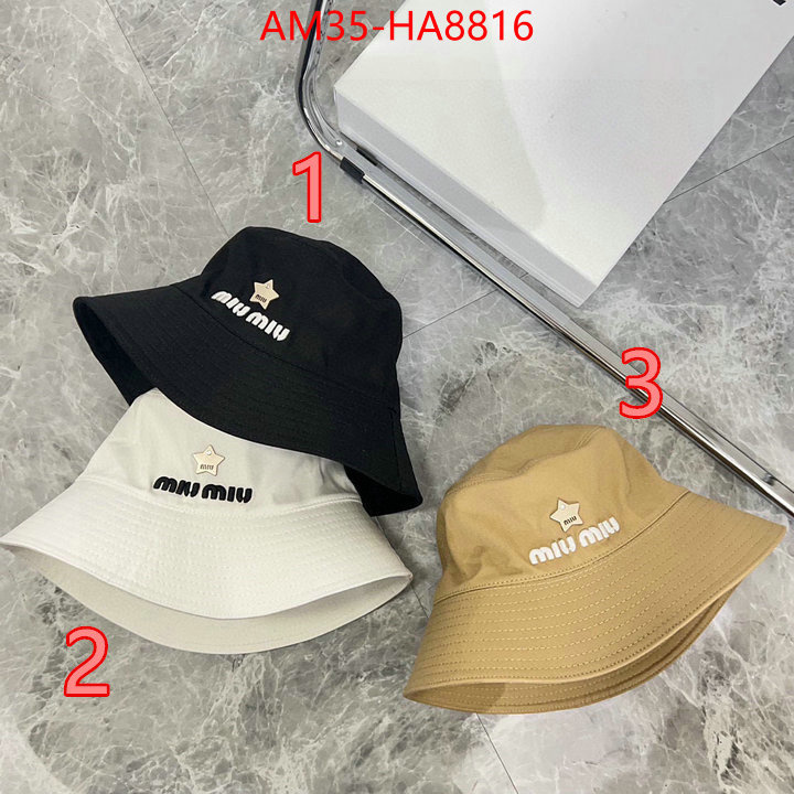 Cap(Hat)-Miu Miu high quality happy copy ID: HA8816 $: 35USD