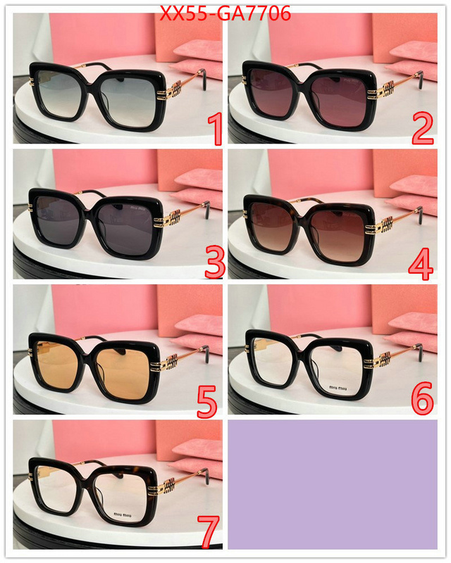 Glasses-Miu Miu buy cheap ID: GA7706 $: 55USD