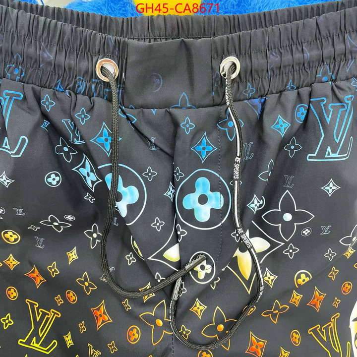 Beach Shorts-LV what is top quality replica ID: CA8671 $: 45USD