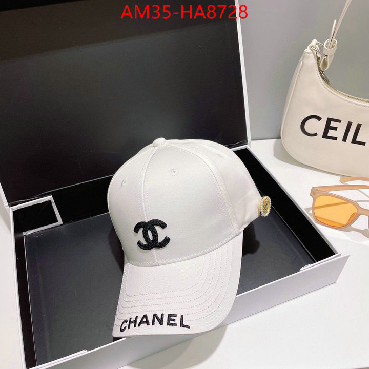 Cap (Hat)-Chanel aaaaa+ replica ID: HA8728 $: 35USD