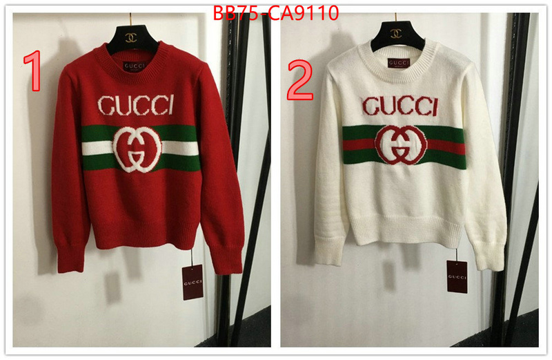 Clothing-Gucci what's the best to buy replica ID: CA9110 $: 75USD