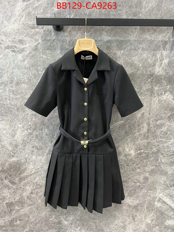 Clothing-MIU MIU first copy ID: CA9263 $: 129USD