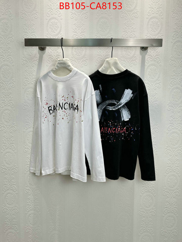 Clothing-Balenciaga the highest quality fake ID: CA8153 $: 105USD