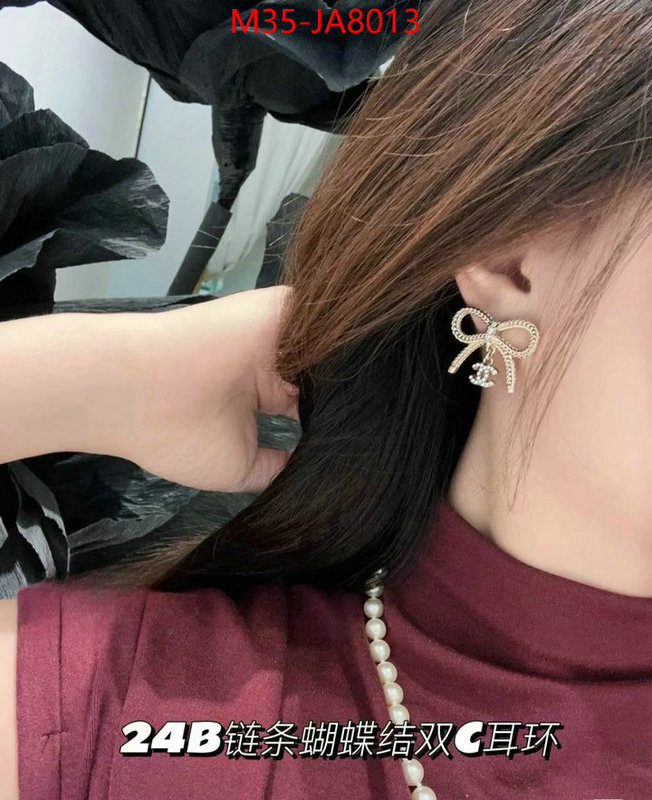 Jewelry-Chanel top quality fake ID: JA8013 $: 35USD