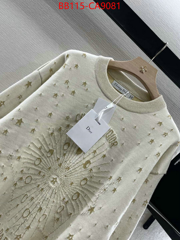 Clothing-Dior designer 7 star replica ID: CA9081 $: 115USD