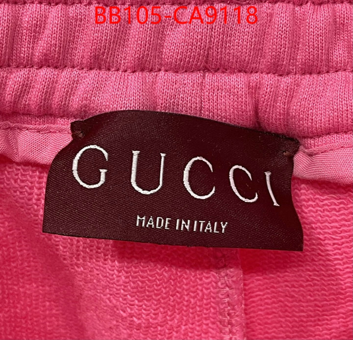 Clothing-Gucci outlet 1:1 replica ID: CA9118 $: 105USD