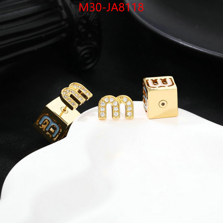 Jewelry-Miu Miu customize best quality replica ID: JA8118 $: 30USD