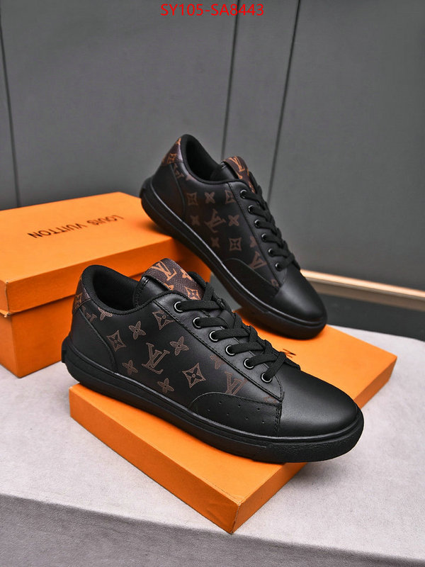 Men Shoes-LV top quality fake ID: SA8443 $: 105USD