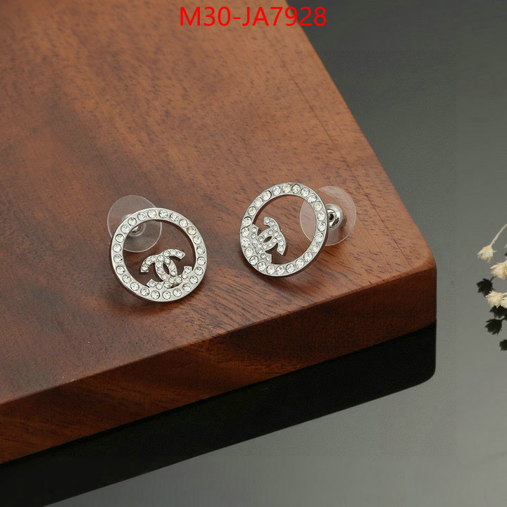 Jewelry-Chanel buy high-quality fake ID: JA7928 $: 30USD