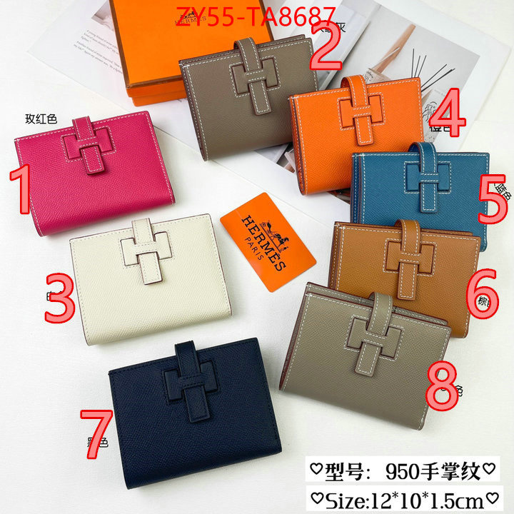 Hermes Bags(4A)-Wallet- online shop ID: TA8687 $: 55USD,