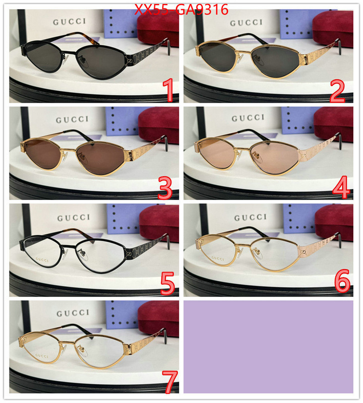 Glasses-Gucci what best replica sellers ID: GA9316 $: 55USD