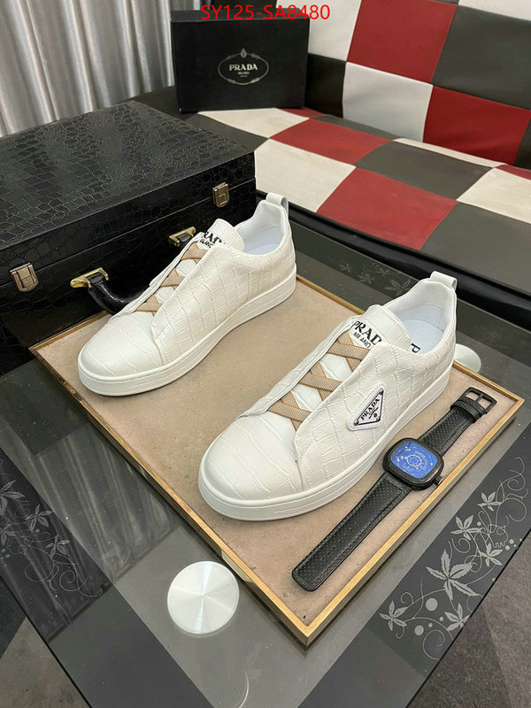 Men shoes-Prada 2024 replica wholesale cheap sales online ID: SA8480 $: 125USD