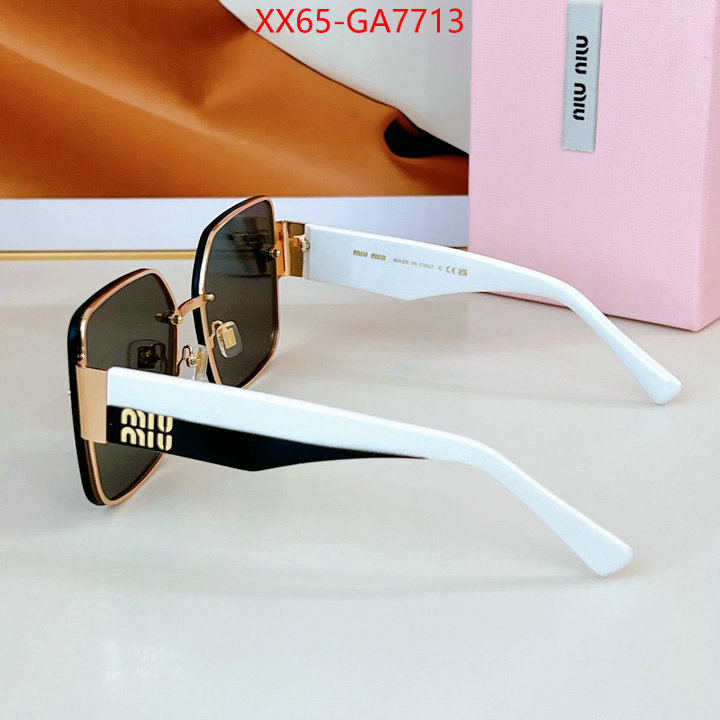 Glasses-Miu Miu designer fake ID: GA7713 $: 65USD