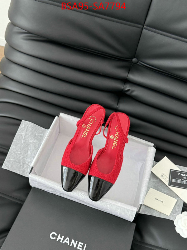 Women Shoes-Chanel buy high-quality fake ID: SA7794 $: 95USD