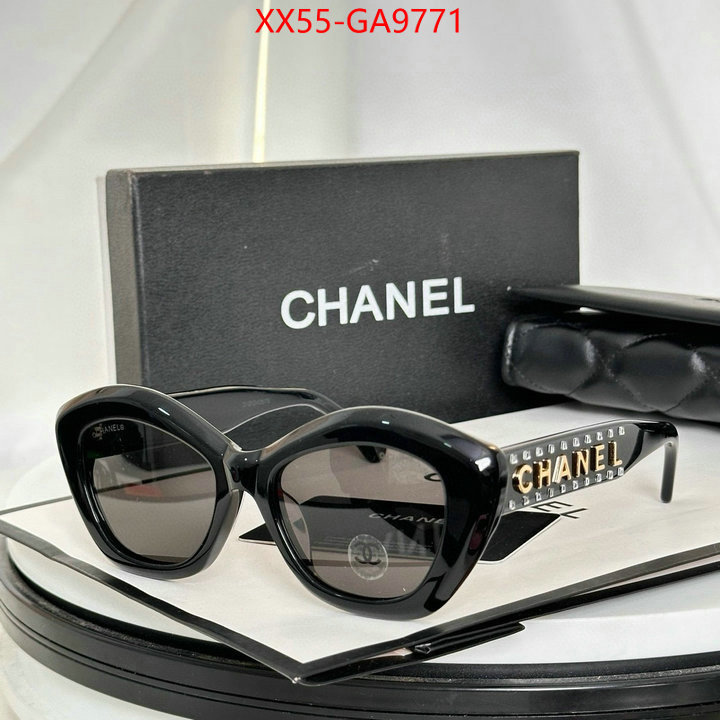 Glasses-Chanel replica for cheap ID: GA9771 $: 55USD