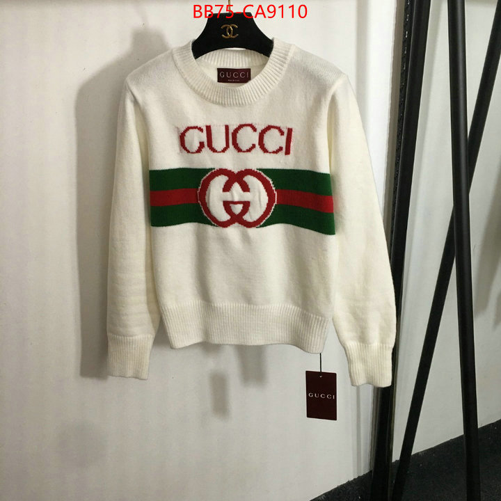 Clothing-Gucci what's the best to buy replica ID: CA9110 $: 75USD