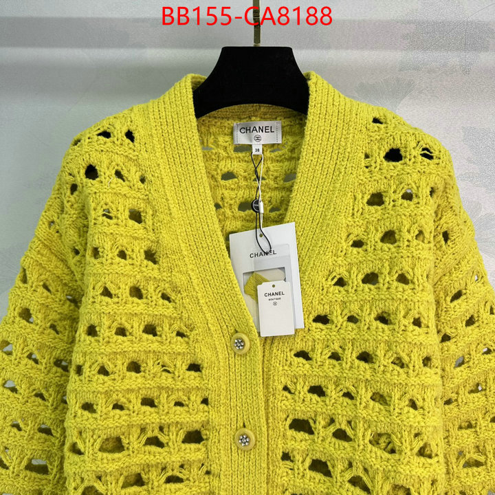 Clothing-Chanel where can i find ID: CA8188 $: 155USD