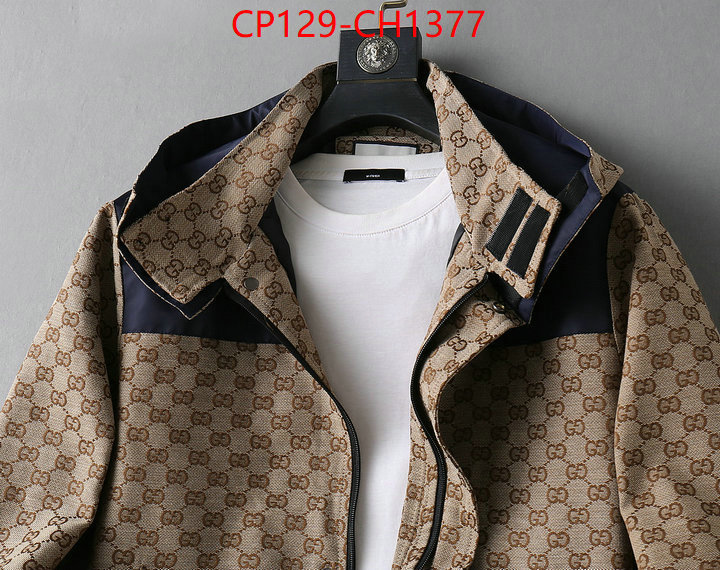 Clothing-Gucci high-end designer ID: CH1377 $:129USD