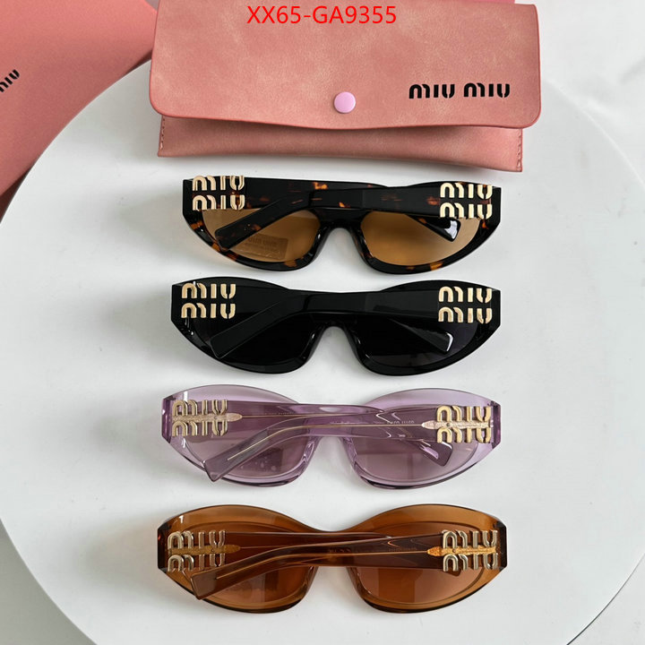 Glasses-Miu Miu cheap wholesale ID: GA9355 $: 65USD