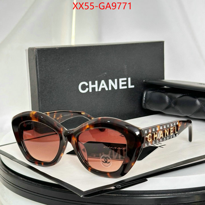 Glasses-Chanel replica for cheap ID: GA9771 $: 55USD