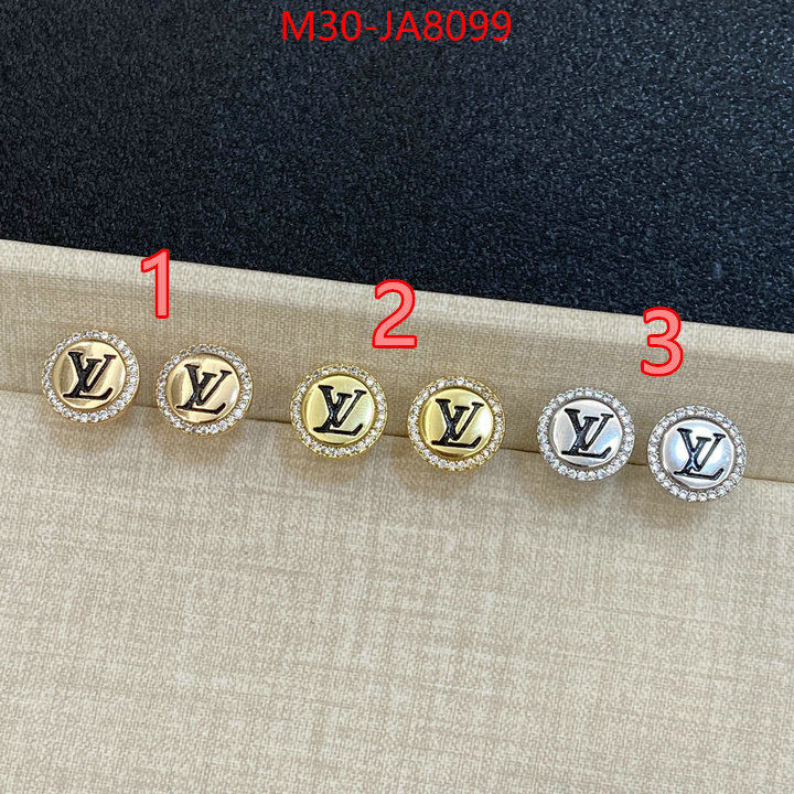 Jewelry-LV top fake designer ID: JA8099 $: 30USD