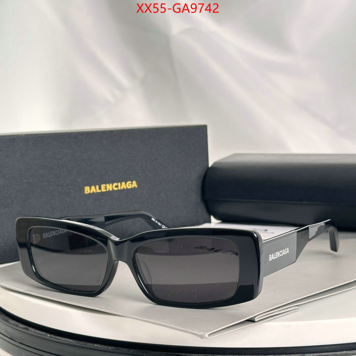 Glasses-Balenciaga luxury fake ID: GA9742 $: 55USD