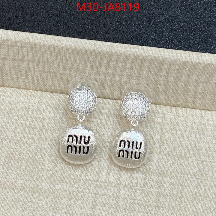 Jewelry-Miu Miu cheap wholesale ID: JA8119 $: 30USD