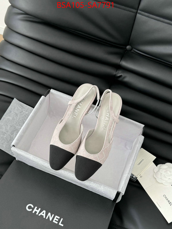 Women Shoes-Chanel aaaaa+ replica designer ID: SA7791 $: 105USD