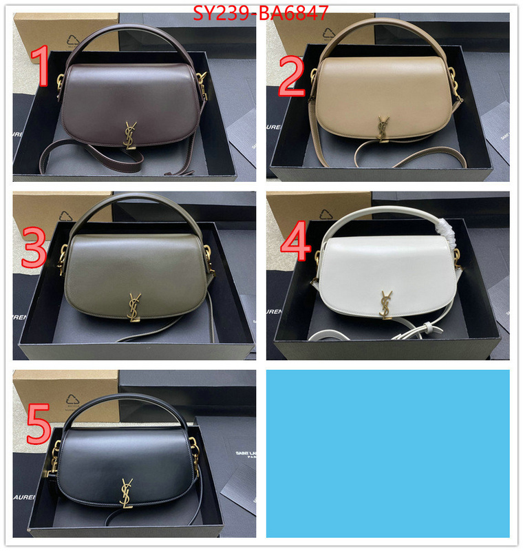 YSL Bags(TOP)-Crossbody- 1:1 replica ID: BA6847 $: 239USD,