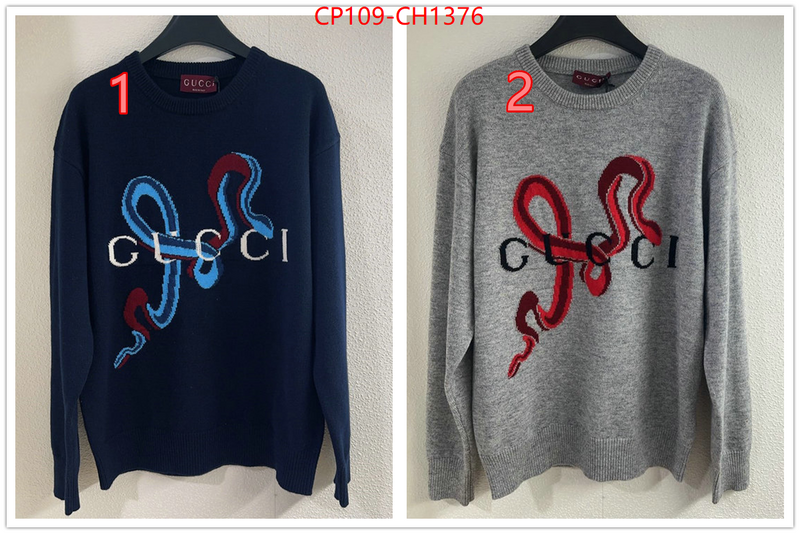 Clothing-Gucci replica every designer ID: CH1376 $:119USD