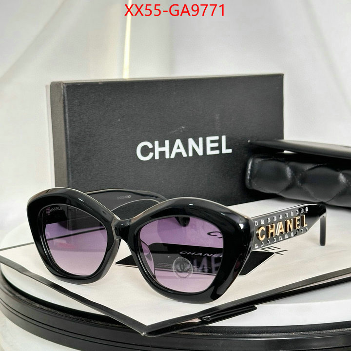 Glasses-Chanel replica for cheap ID: GA9771 $: 55USD