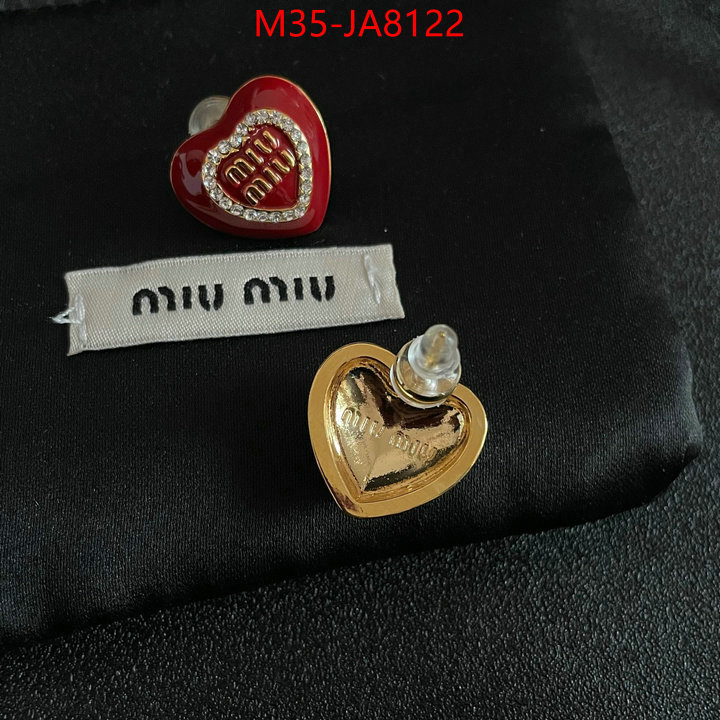 Jewelry-Miu Miu what 1:1 replica ID: JA8122 $: 35USD