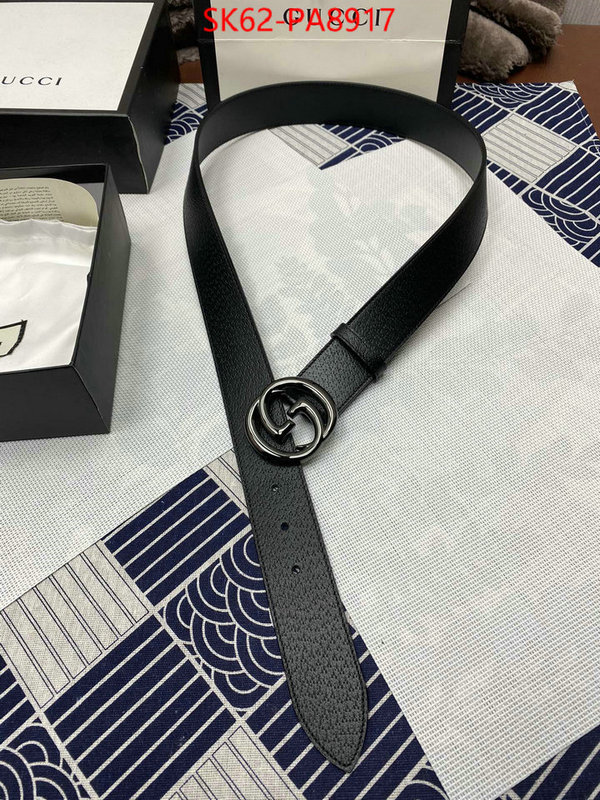 Belts-Gucci luxury cheap ID: PA8917 $: 62USD