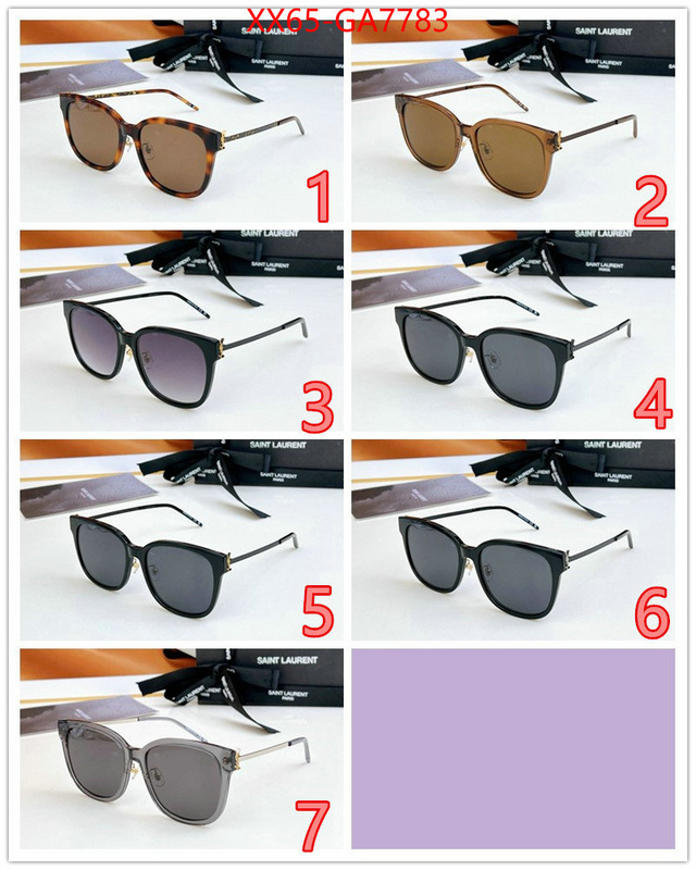 Glasses-YSL buy cheap replica ID: GA7783 $: 65USD