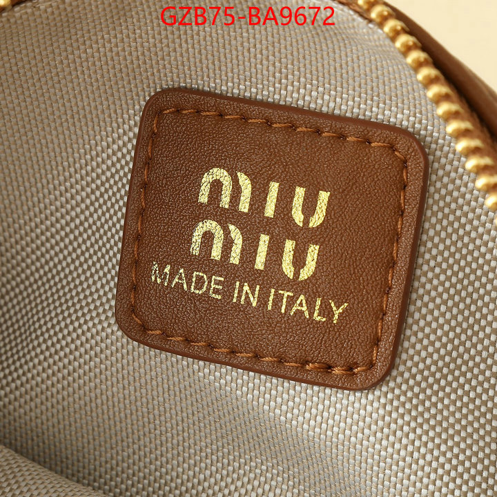 Miu Miu Bags(4A)-Handbag- china sale ID: BA9672 $: 75USD,