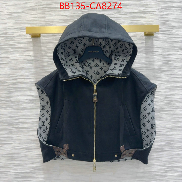 Clothing-LV fake designer ID: CA8274 $: 135USD