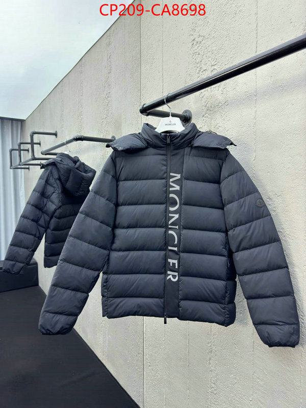 Down jacket Men-Moncler highest quality replica ID: CA8698 $: 209USD