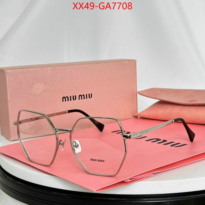 Glasses-Miu Miu high quality aaaaa replica ID: GA7708 $: 49USD