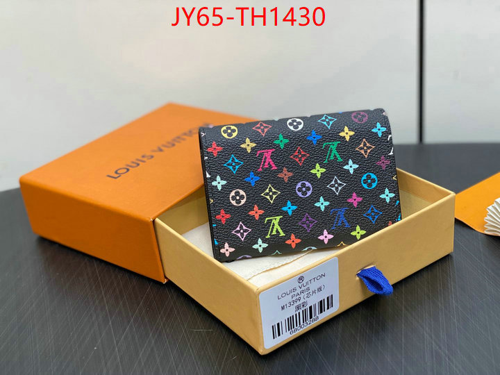 LV Bags(TOP)-Wallet outlet 1:1 replica ID: TH1430 $: 65USD,