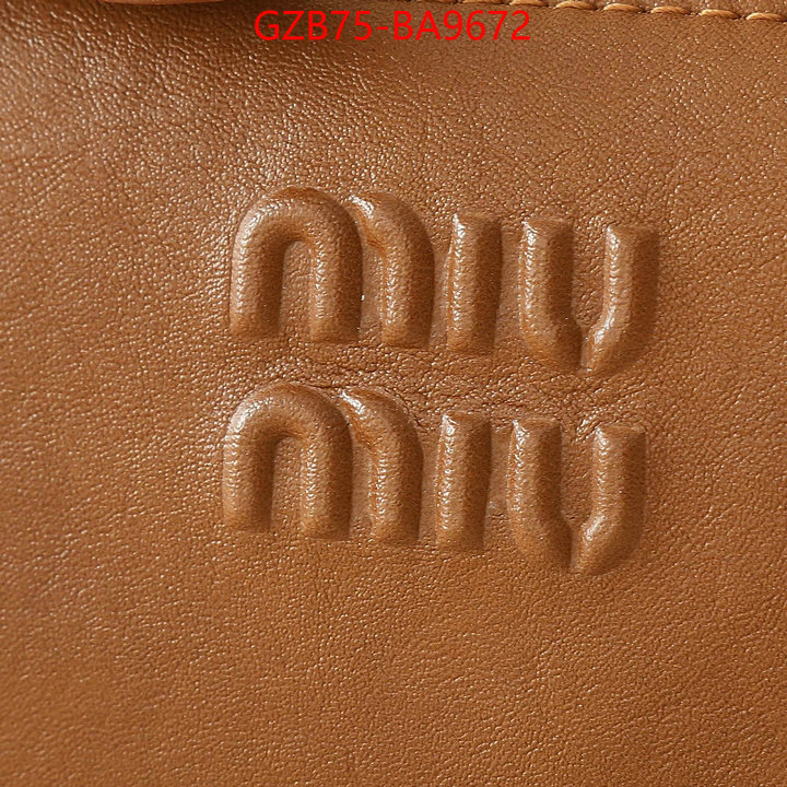 Miu Miu Bags(4A)-Handbag- china sale ID: BA9672 $: 75USD,