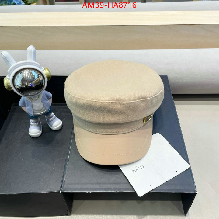 Cap(Hat)-Celine replica 1:1 high quality ID: HA8716 $: 39USD