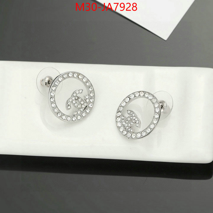 Jewelry-Chanel buy high-quality fake ID: JA7928 $: 30USD