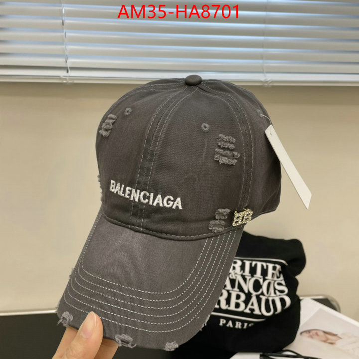 Cap(Hat)-Balenciaga high quality customize ID: HA8701 $: 35USD